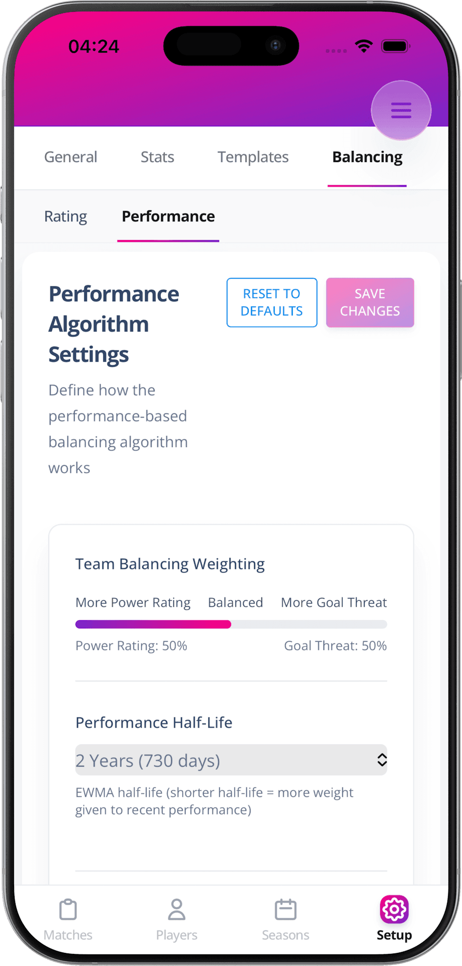 AI team balancer for small-sided football – balanced 5-a-side teams in Capo